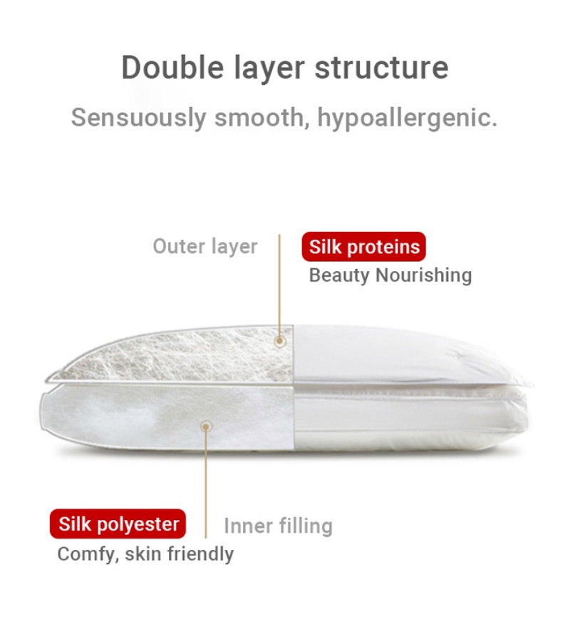 Soft Silk Protein Pillow-4